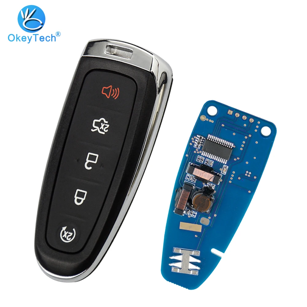 OkeyTech для Ford Edge Escape Explorer Taurus Focus C Max передатчик Smart Remote Car Key 315MHZ ID46 Chip M3N5WY8609|Ключ от