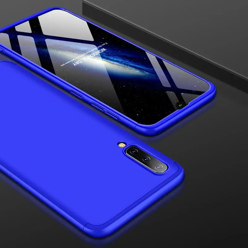 Чехол для телефона samsung A50 ультра тонкий ПК задняя крышка нескользящий противоударный 360 градусов полный защитный чехол