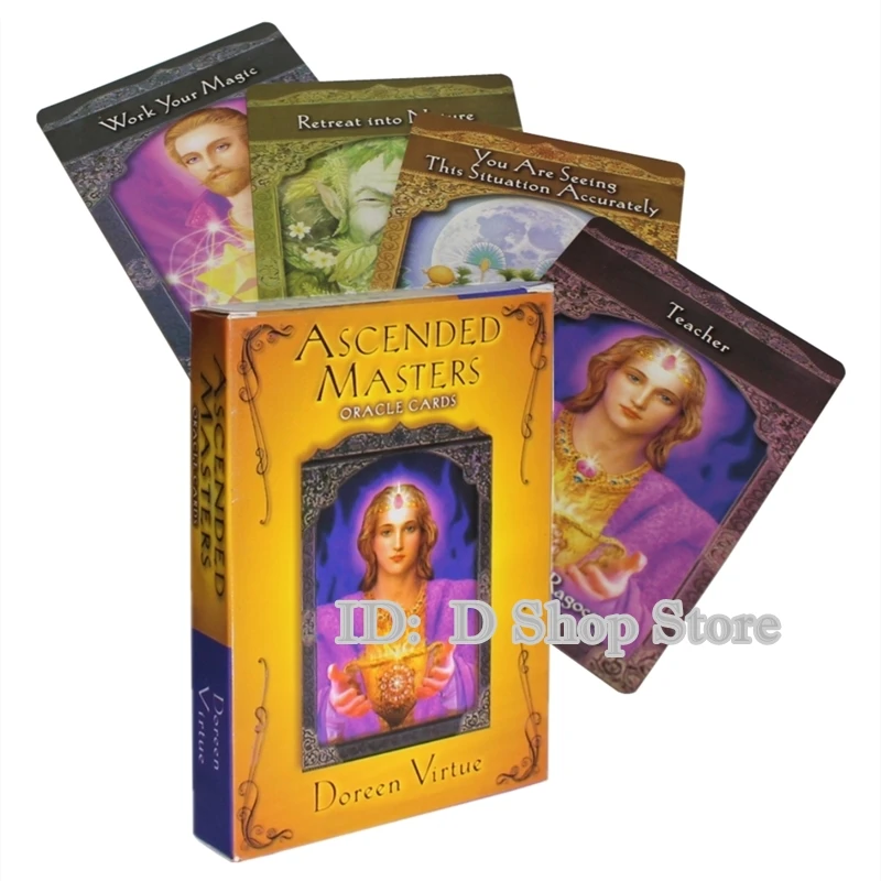 Ascended master oracle cards Tarot Deck английская игра для чтения настольная D магазин 44 шт. (104*74