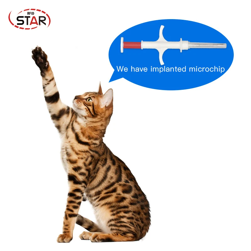 30pcs2 .12*12 1.4*8 MM rfid microchip animal mini syringe pet EM4305 FDX-B 134.2KHz RFID glass tag dog tags | Безопасность и