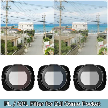 

New CPL/PL Camera Lens Filter Circular Polarizer/Polarizer Filter Optical Glass Accessories Black Gimbal For DJI OSMO POCKET
