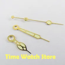 Роскошные золотые часы Желтые Светящиеся знаки подходят для Mingzhu 2813 Miyota 8215 автоматический механизм