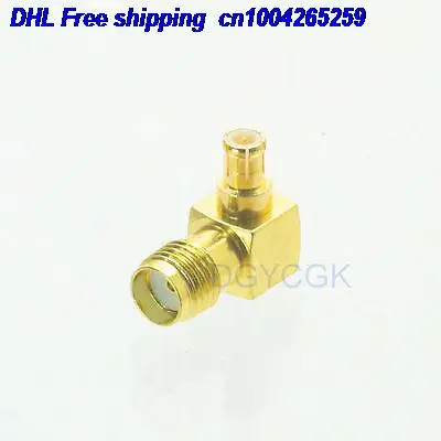 

DHL 100pcs Conversion Adapter MCX male to SMA female 90 degree connector for Communication adapter connector 22cs