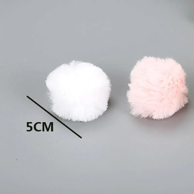 Colorful Interactive Cat Toys Cute Funny Cat Toys Stretch Plush Ball Pet Kitten Rainbow Chew Toys Fun Stratch Pets Supplies