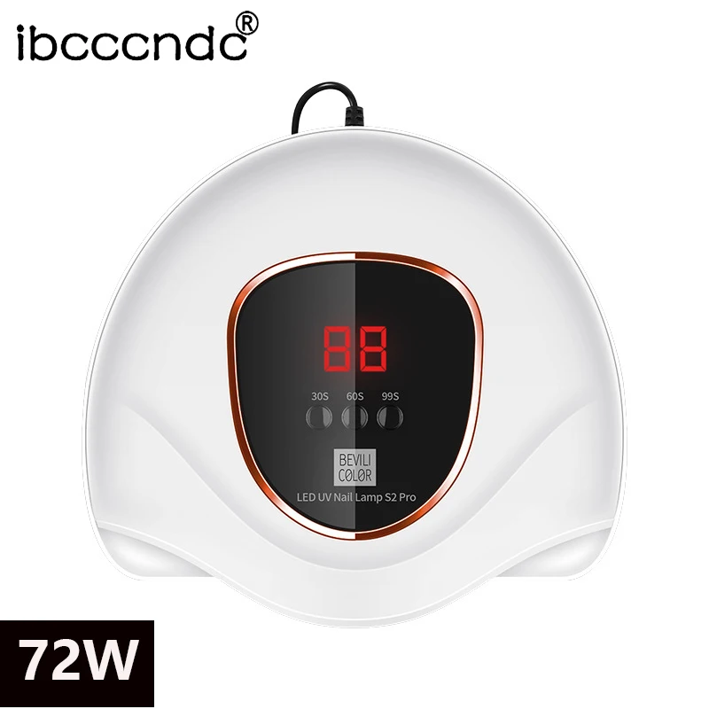 Ibcccndc 72 Вт/36 Вт УФ лампа 30 светодиодный для ногтей USB маникюра практичный Гель лак