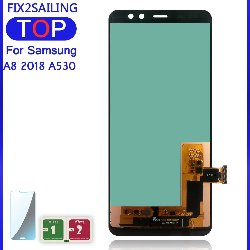 ЖК-для Samsung Galaxy A8 A530 A530F A530DS A530N SM-A530N сенсорный экран дигитайзер ЖК-дисплей в сборе