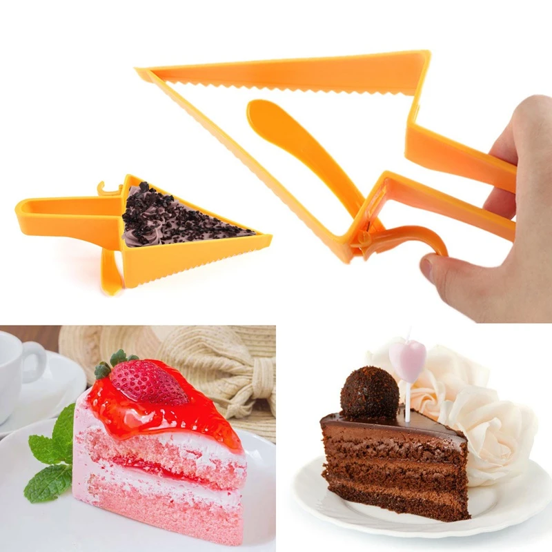 Triangle Design Adjustable Plastic Cake Cutter Baking Tool Cake Slicer Cutting Triangle Design Adjustable Plastic Cake Cutter Baking Tool Cake Slicer Cutting