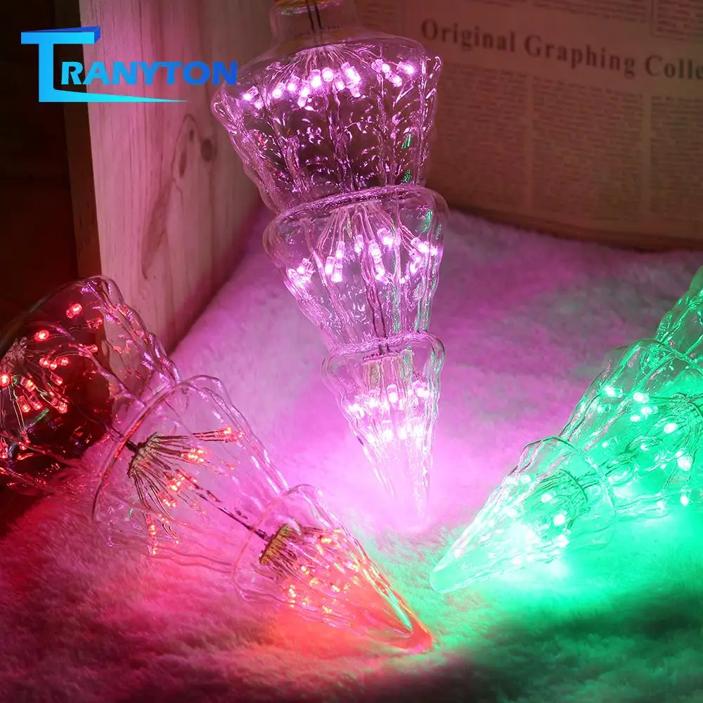 

E27 3D Bulb 220V LED Colorful Lights Christmas Decoration 7 Colors Holiday Lamp Christmas Tree Starry Dreamy Filament Light Bulb