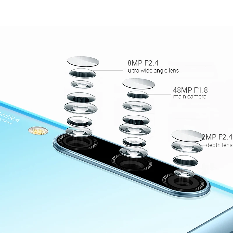 Новый оригинальный huawei Enjoy 10 plus сотовый телефон 6 59 дюймов 2340x1080P Android 9 1 Kirin 710F 128G