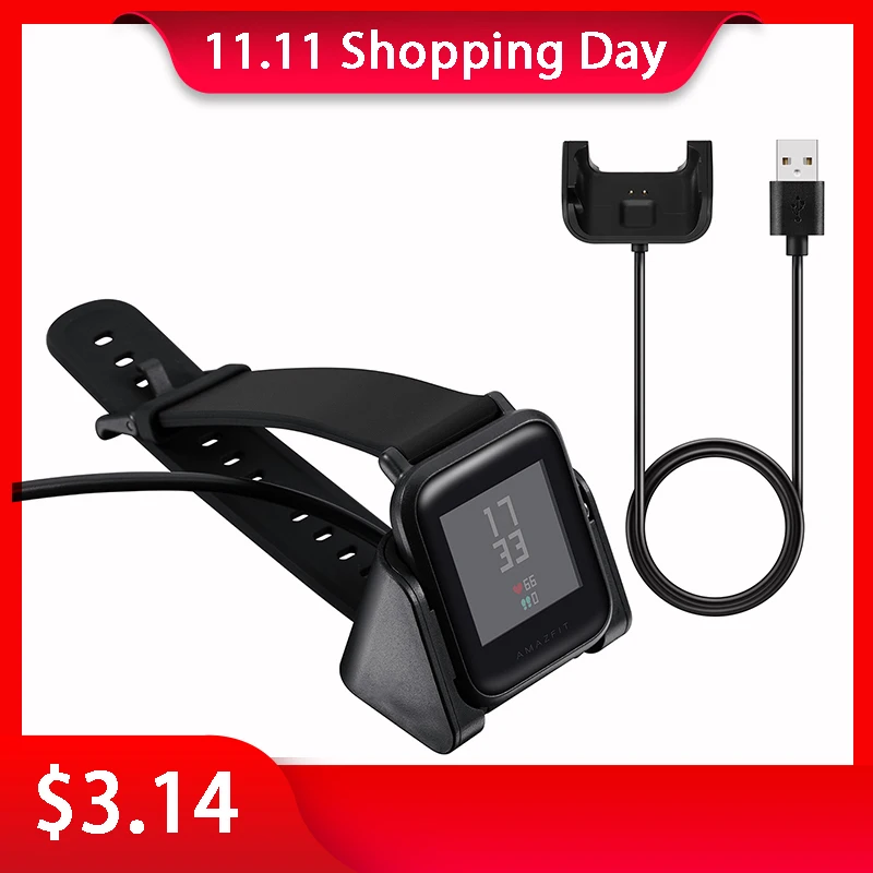 

USB Magnetic Charger for Xiaomi Huami Amazfit Bip Youth Fast Charging Cable Cradle Charger Replacement Part Smart Watch Charger
