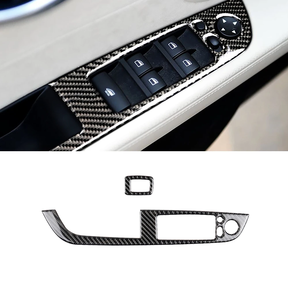

Наклейка на панель переключателя стеклоподъемника декоративная Наклейка Обложка отделка наклейка для BMW Z4 2009-2015 аксессуары для интерьера автомобиля углеродное волокно