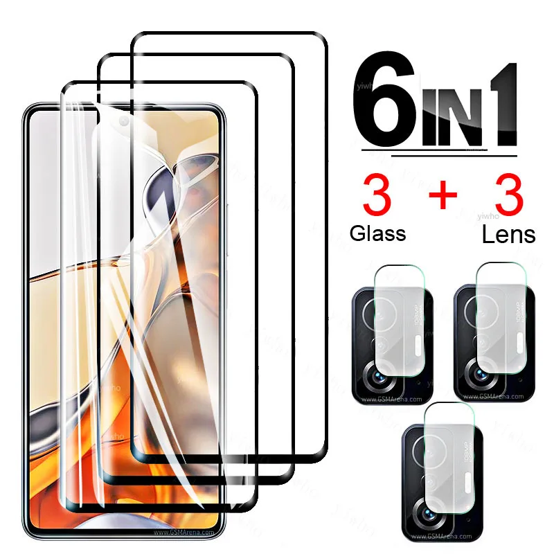 Tempered Glass for Xiaomi Mi 11T Pro Glass Mi 11T Lite Protective Glass Screen Protector 10 11 T 11tpro 11tlite Camera Lens Glas cell phone screen protector Screen Protectors