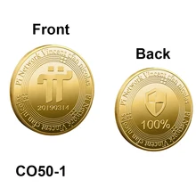 CO50 Pi Network Vincent Cfan Nicolas Collectible Gold or silver Plated Souvenir Coin Crypto Coin Collection Commemorative Coin