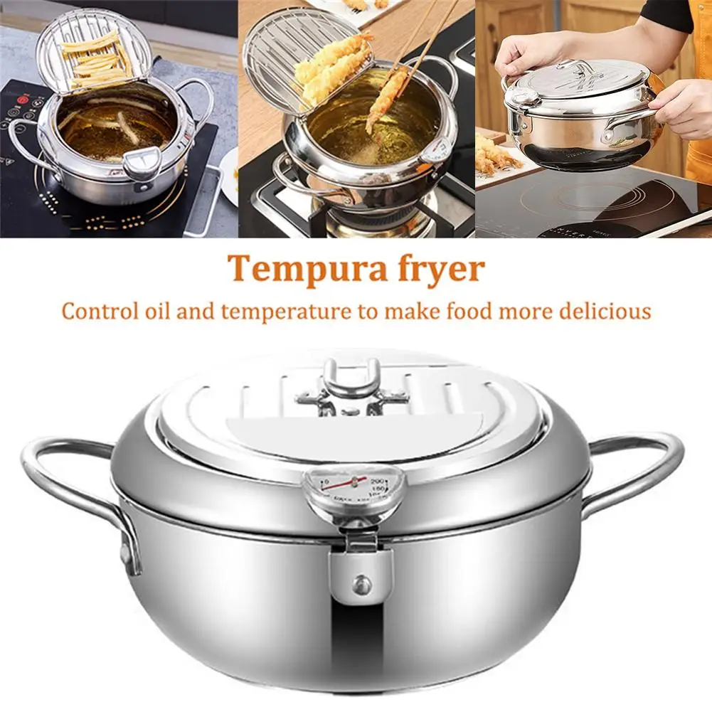 Air Fryer Tempura Fryer Stainless Steel Fryer Induction Cooker
