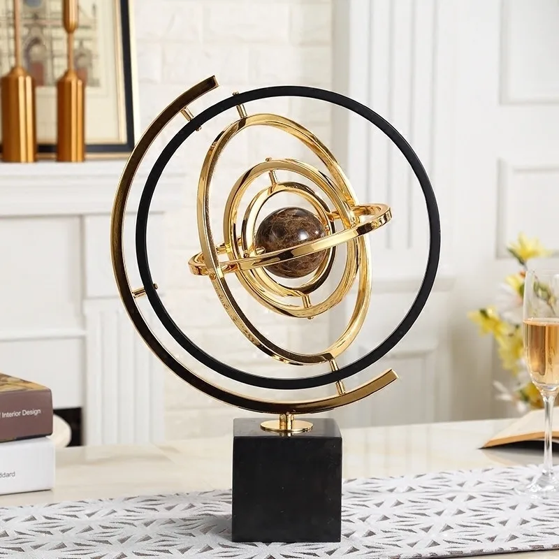 Модель комнаты отеля дома гостиной украшения металлический мраморный ...