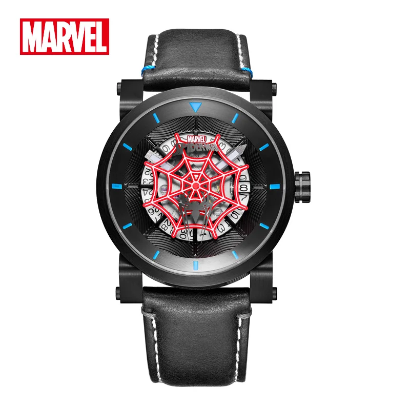 disney official marvel iron men stianless steel fashion casual japan miyota automatic wristwatch hollow out sapphire arc reactor Disney Official Marvel Spider Men Stianless Steel Fashion Casual Japan Miyota Automatic Wristwatches Hollow Out Sapphire Crystal