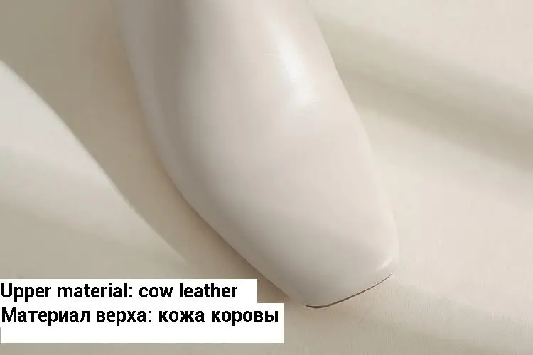 CDAXILAN/Новое поступление; женские короткие ботинки; ботильоны из натуральной коровьей кожи на среднем каблуке с круглым носком и боковой молнией; сезон осень-зима
