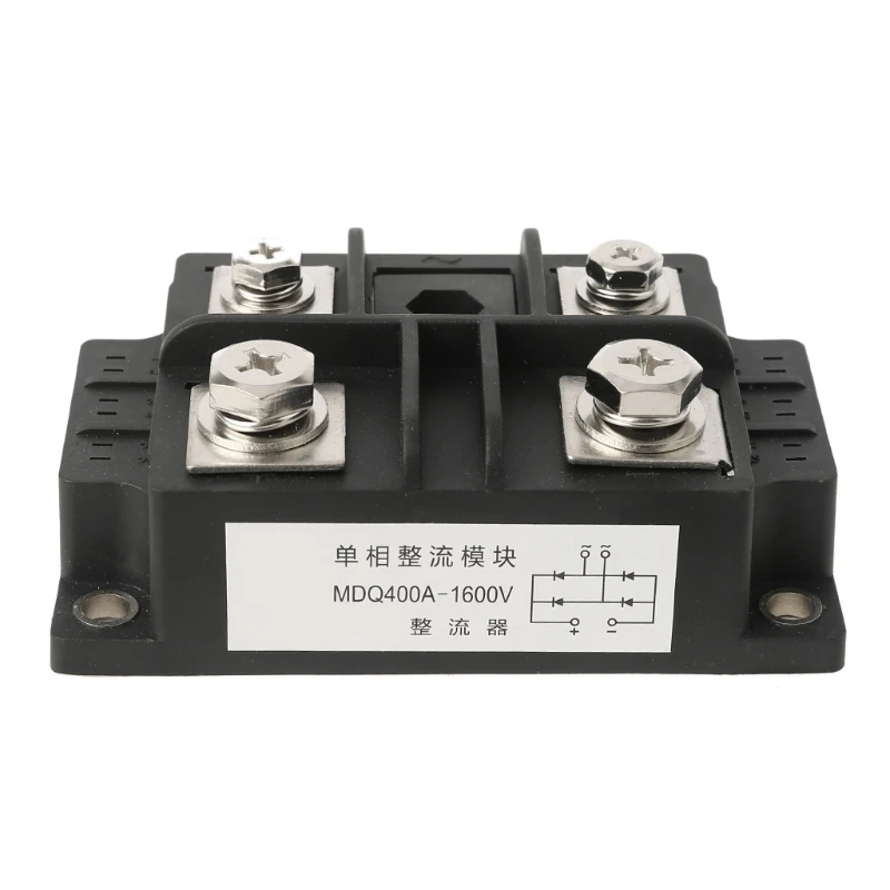 

One Phase Bridge Rectifier MDQ 400A 1600V Single-Phase Diode Bridge Rectifier 4 Terminal Diode Rectification Module with 4XFD