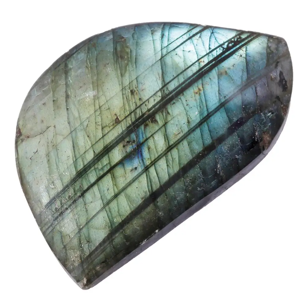 TUMBEELLUWA 1pcs Natural Labradorite Stone Mineral Specimen Healing Irregular Crystal Ornament Decor Chakra Reiki Gem Stone