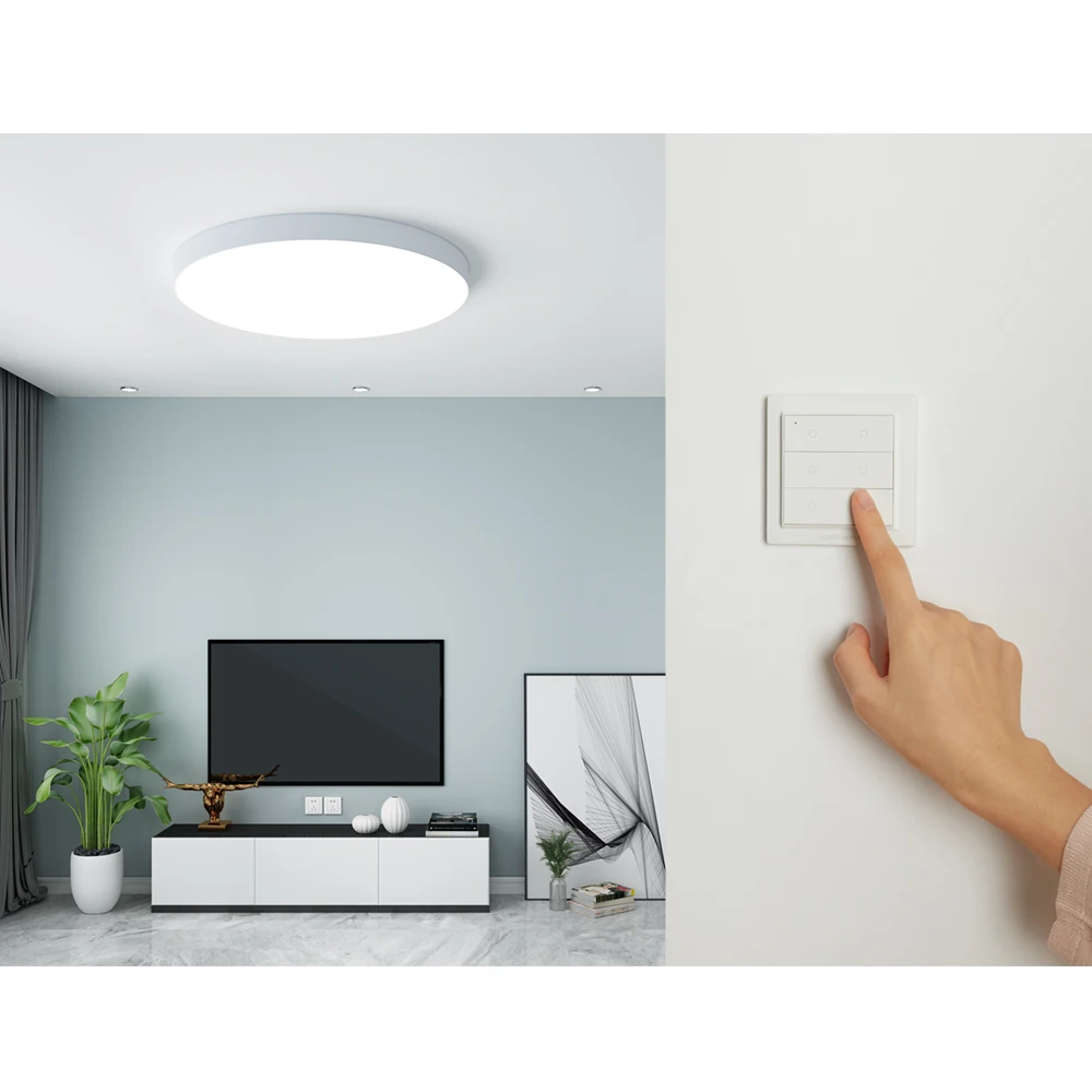 Aqara умная лампа с регулируемой цветовой температурой ZigBee 3,0 Для Apple HomeKit, потолочный светильник с голосовым управлением, светильник для спальни