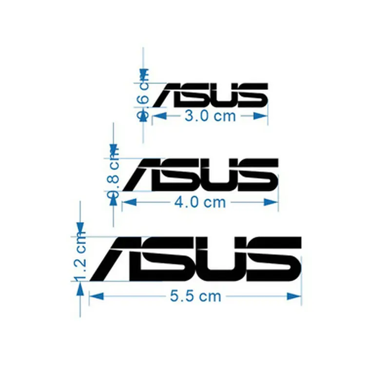 Наклейка для ноутбука ASUS металлическая наклейка с логотипом ЖК-монитора хоста |