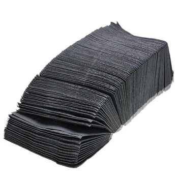 

125PCS Disposable Tattoo Wipes Scarf Paper Black Cleaning Piercing Bibs Waterproof Sheets Paper For Dental Accessories Tattoo
