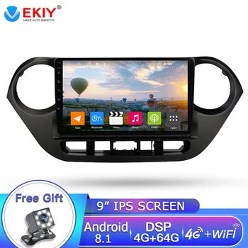 

EKIY 9'' IPS 2Din Android 8.1 Car Radio GPS Navigation For Hyundai Grand I10 2013-2016 Auto Radio Stereo Multimedia DVD Player