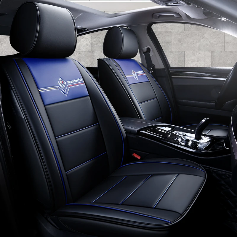 Чехлы для автокресел из искусственной кожи с полным покрытием Nissan almera leaf sentra tiida