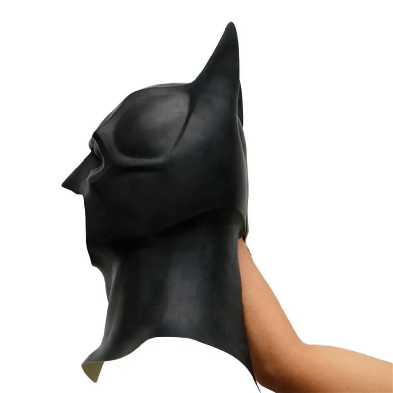 Взрослый ребенок Бэтмен маска Хэллоуин маскарадный бар вечерние супер герой Темный рыцарь Косплей Реквизит аксессуары латексная маска подарок