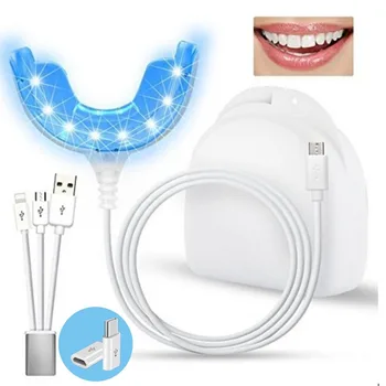 

High Quality Dental Teeth Whitening Removal for Oral Hygiene Clean Double Elastic Dental Bleaching Device with 4 USB Port Dental