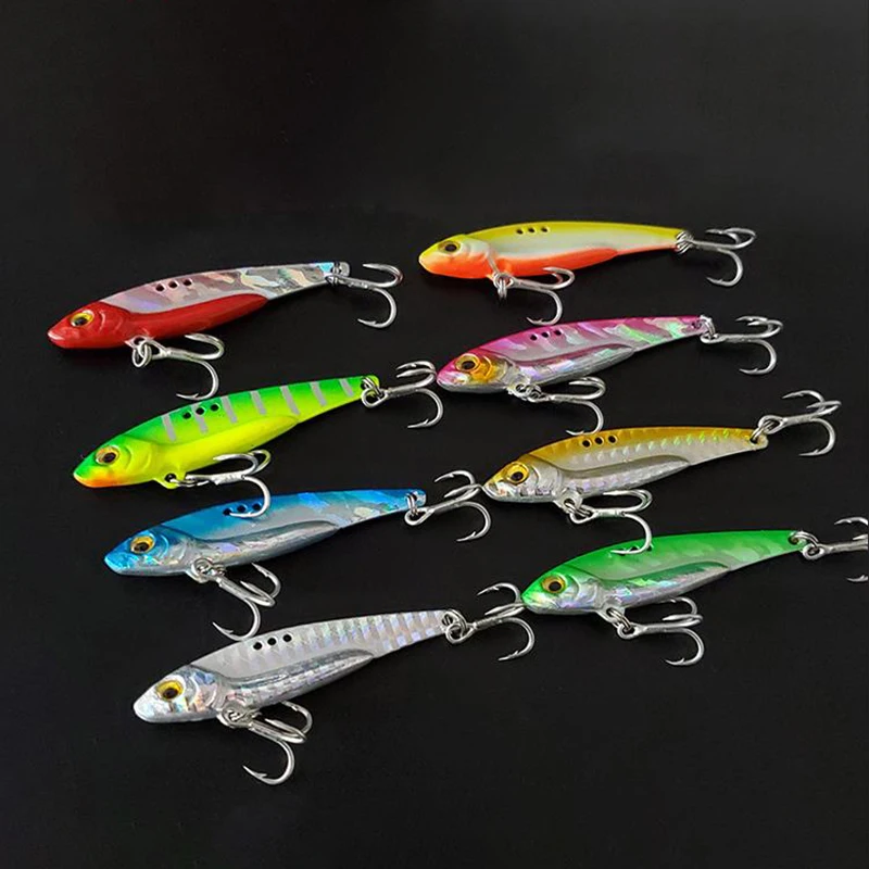 

5/8/13/16/20g Metal Vib 3D Eyes Blade Lure Sinking Vibration Baits Artificial Vibe for Bass Pike Perch Fishing Hard Lure
