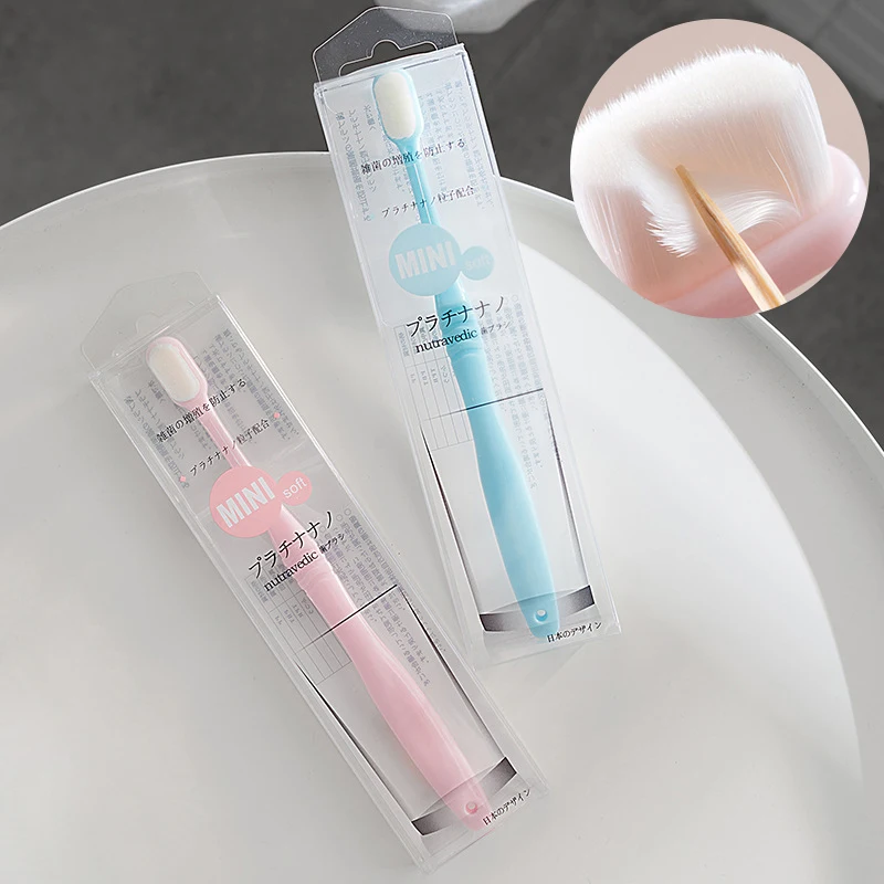 

Toothbrush Cleaning Brush Japanese Micro-Nano Toothbrush Ultra-Fine Fur Household Ten Thousand Hair Toothbrushes