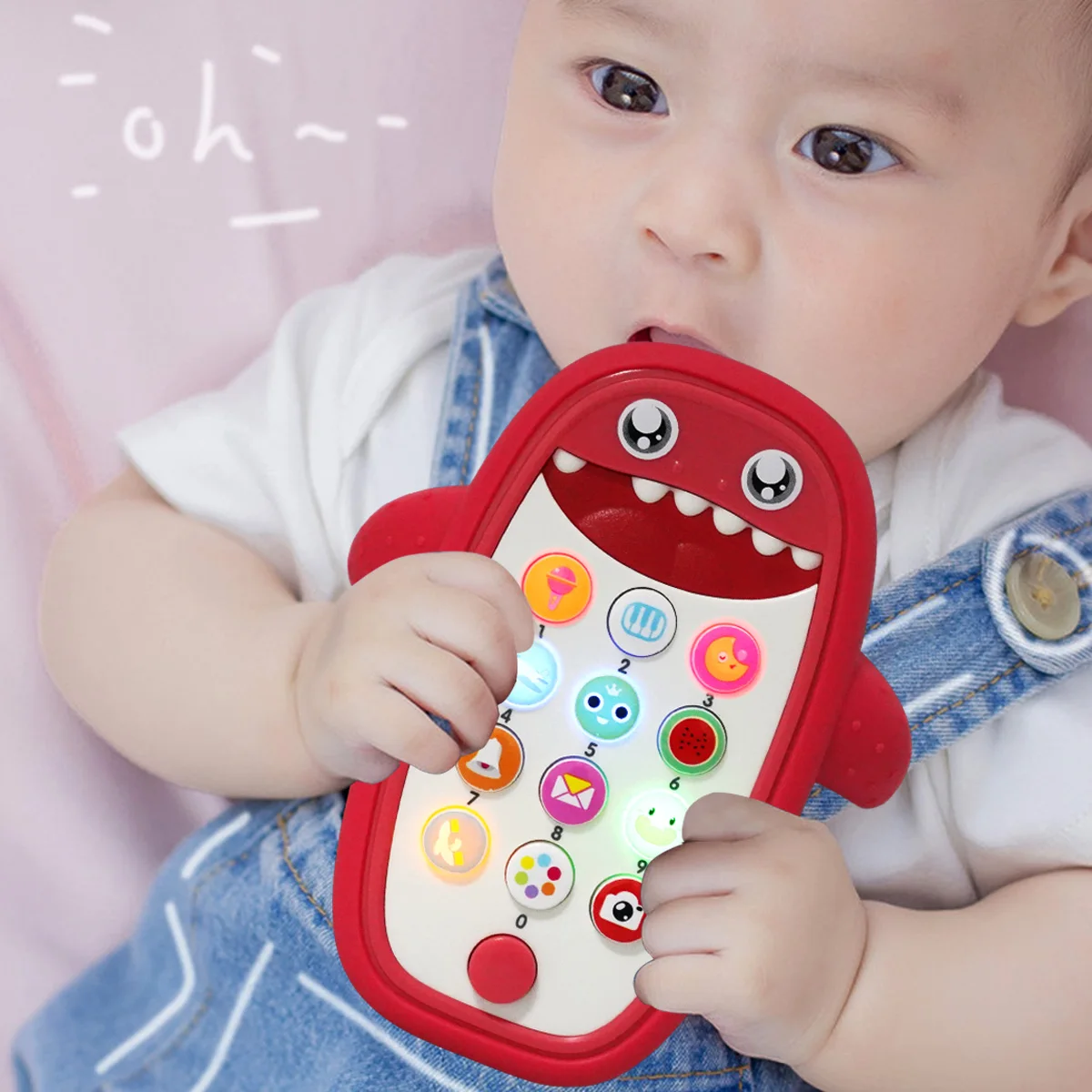 Educational Toys Baby Phone in English Telephone Music Sound Machine for Kids Infant