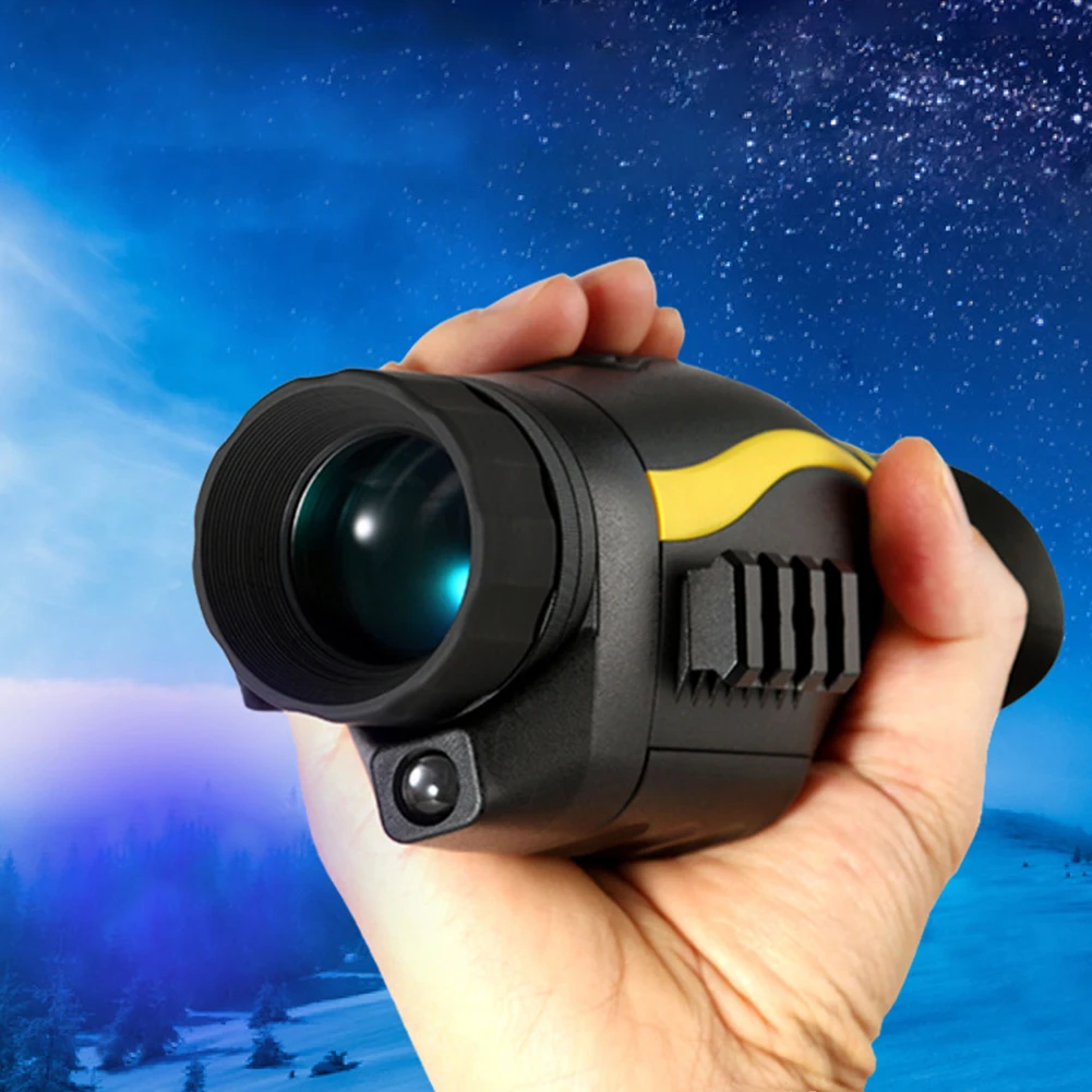 

Portable Lightweight Monocular Practical HD Night View Multifunctional Chargeable Infrared Illuminating Durable Digital