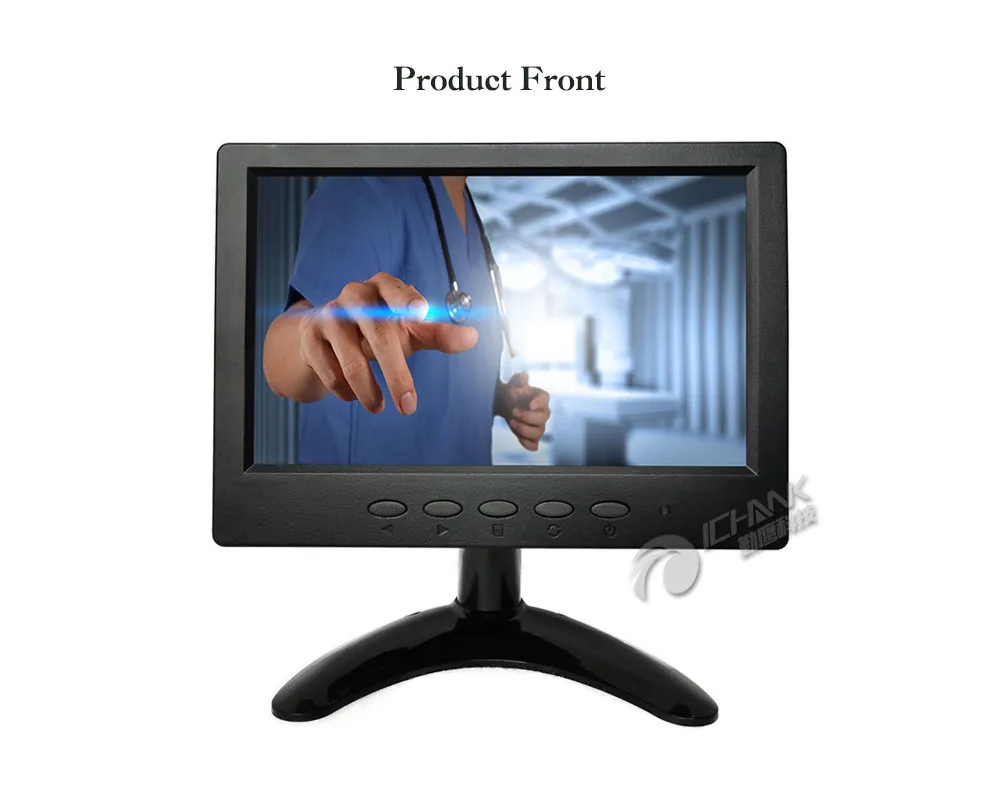 ZB070JC-2660/7 "1024x600 дюймов VGA HDMI HD сигнал Портативный Высокая чувствительность четыре провода резистивный сенсорный монитор ЖК-дисплей Экран