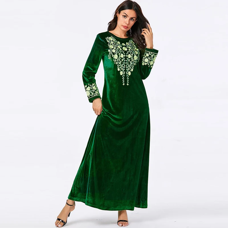 Abaya Турция исламский, Арабский мусульманский хиджаб платье Caftan Дубай Кафтан Morocco Tesettur Elbise одеяние мусульмане Longue Femme Vestidos