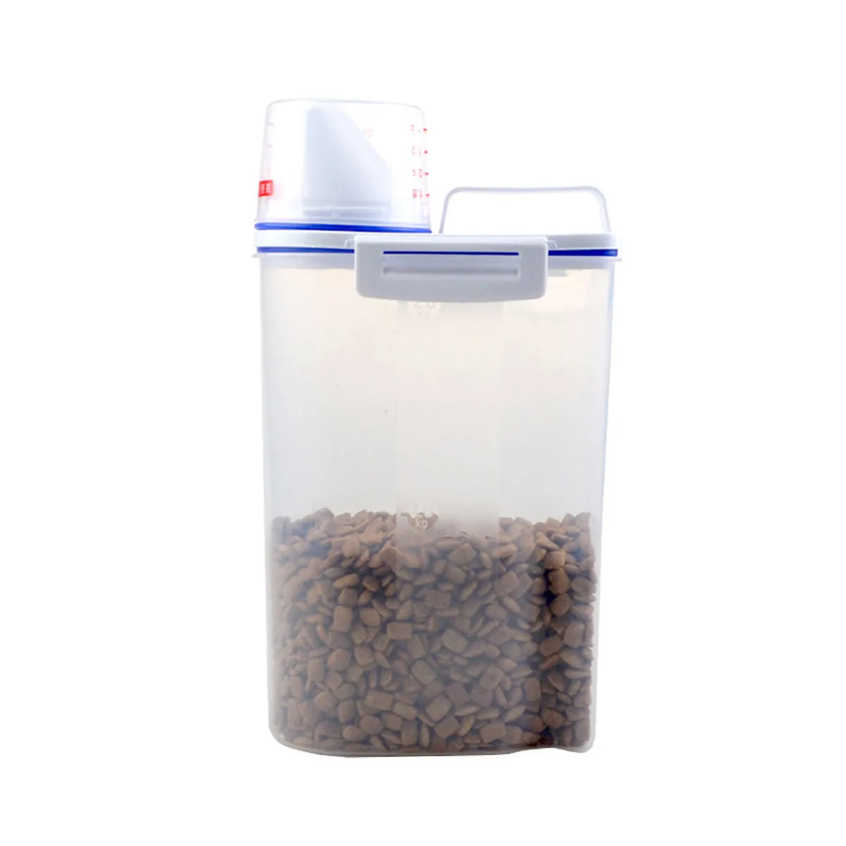 1.5L-2L контейнер для хранения домашних животных, контейнер для хранения, герметичная коробка, сухая подача семян, контейнер для хранения риса, для собак, кошек, контейнер для хранения животных
