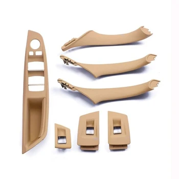 

7PCS/set Door Handle (left side) ABS+PC Kit For BMW F10 F18 Switch Button Frame