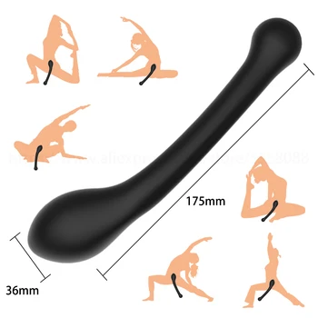 Soft Silicone Anal Beads Balls Handheld Butt Plug Dual Head Stimulation Anus Sex Toy Prostate Massage Female Vagina Masturbator 5