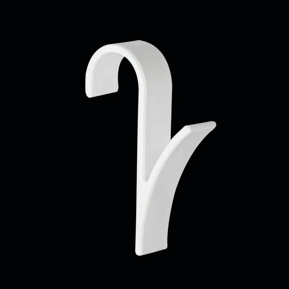Clear/ White Heated Towel Hanger High Quality Rail Tubular Radiator Bath  Hook Holder Wet Towel Underwear Drying Hooks 3