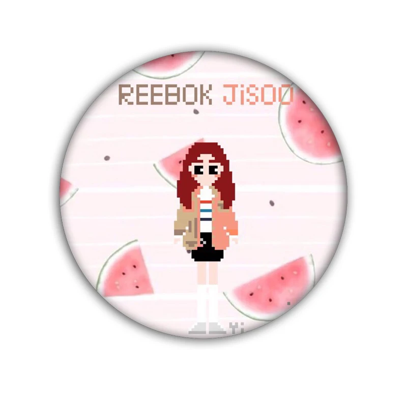 Nengdou T46 Корейский KPOP черный розовый альбом для девочек значок для толстовки футболка DIY брошь, заколка, аксессуары для одежды украшение для рюкзака - Цвет: T46-19