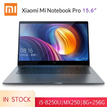 Xiaomi Mi Laptop Pro 15.6 inch Windows 10 1080P i5-8250U 8GB RAM 256GB/512GB SSD Gaming Notebook Fingerprint Backlit Keyboard