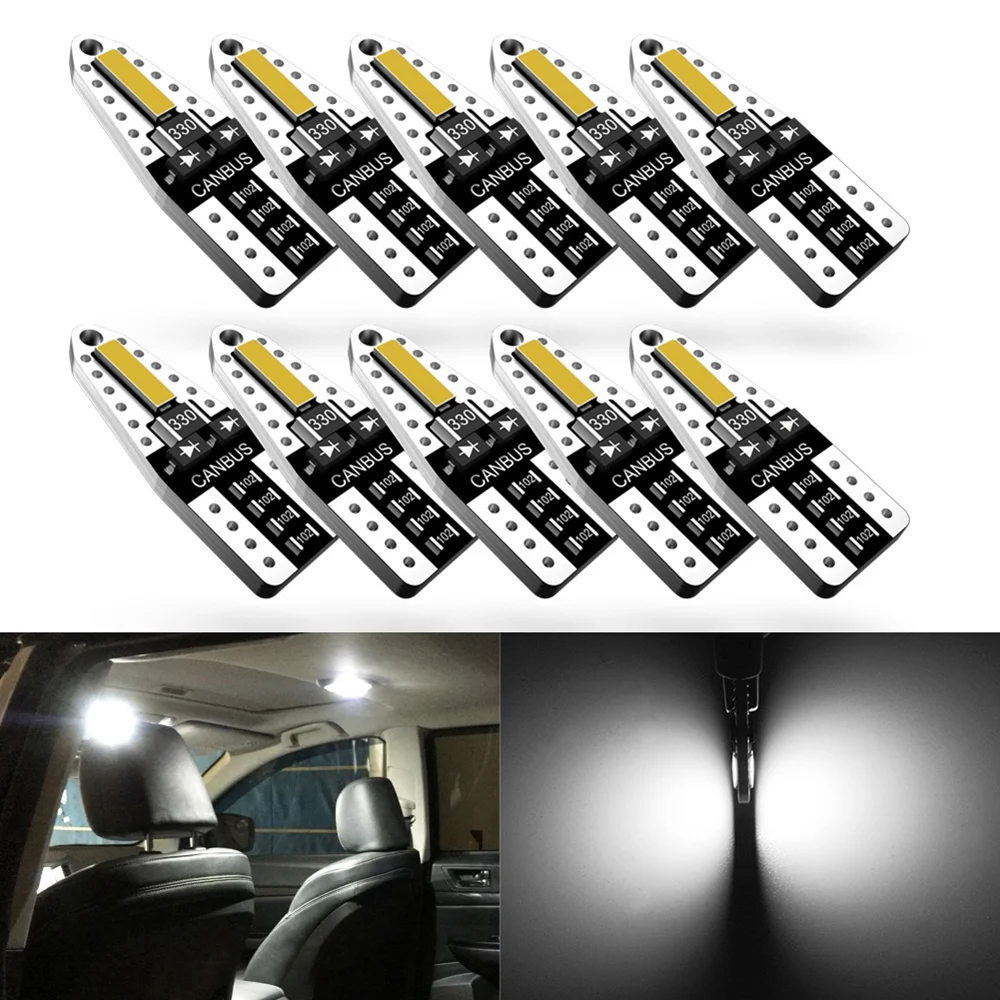 Лампа светодиодная W5W Canbus для VW T5 Passat B5 B6 B8 Golf 4 6 7 MK4 MK3 Jetta MK6 Scirocco|Сигнальная лампа| |