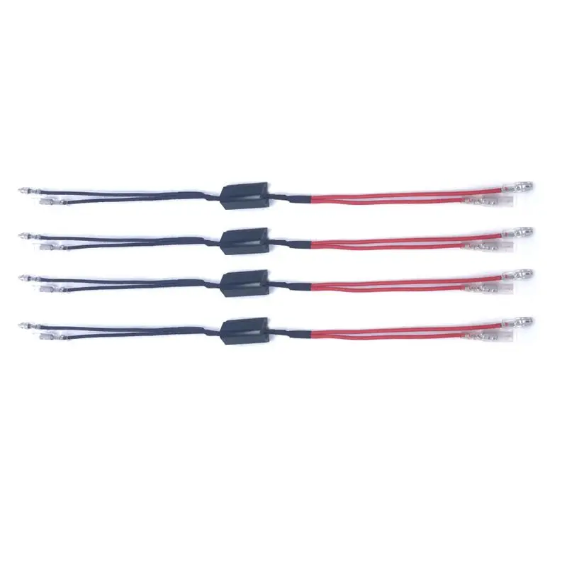 10W 10ohm Moto Resistance Power Resistor Load Decoding Resistor for LED Mini Turn Signal Light Flash Repairing Kits 4Pcs/Set