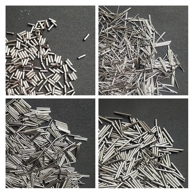 1KG Mini Pins Magnetic Rotary Tumbler Polisher Tools Stainless Steel Polishing Needles Jewelry Polishing Needles Media 3