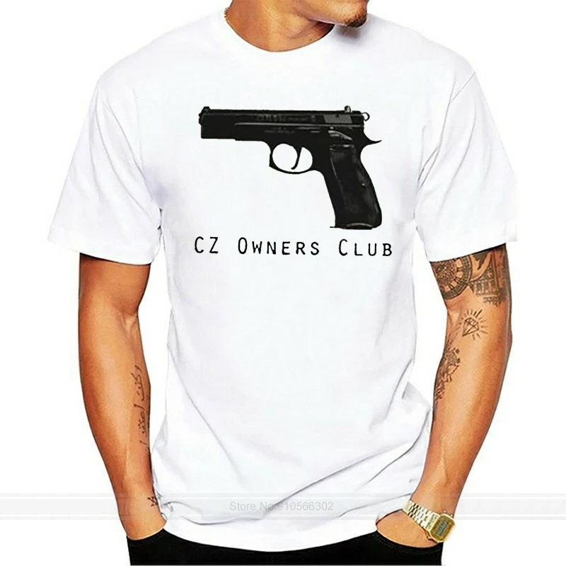 Клубная рубашка CZ Owners CZ75 P10 P-07 P-10 CZ-75 P09 CZ-USA бесплатная доставка Мужская хлопковая