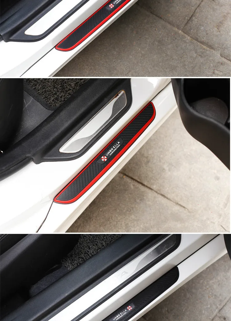 Автомобильная Защитная дверная педаль, противоскользящий, не царапающийся клей для большинства автомобилей, защита двери автомобиля, защита, наклейка s CC, наклейка