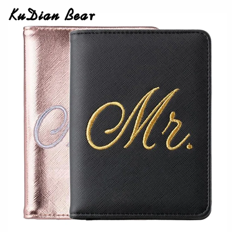 Чехол для паспорта KUDIAN BEAR Mr Mrs Couple чехол riyota из искусственной кожи путешествий