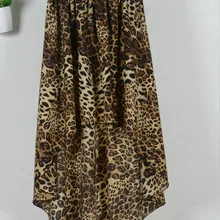 BONJEAN2019 новая богемная Радужная длинная шифоновая Асимметричная юбка, плюс большой размер Женская ароматическая юбка, Повседневная пляжная универсальная юбка