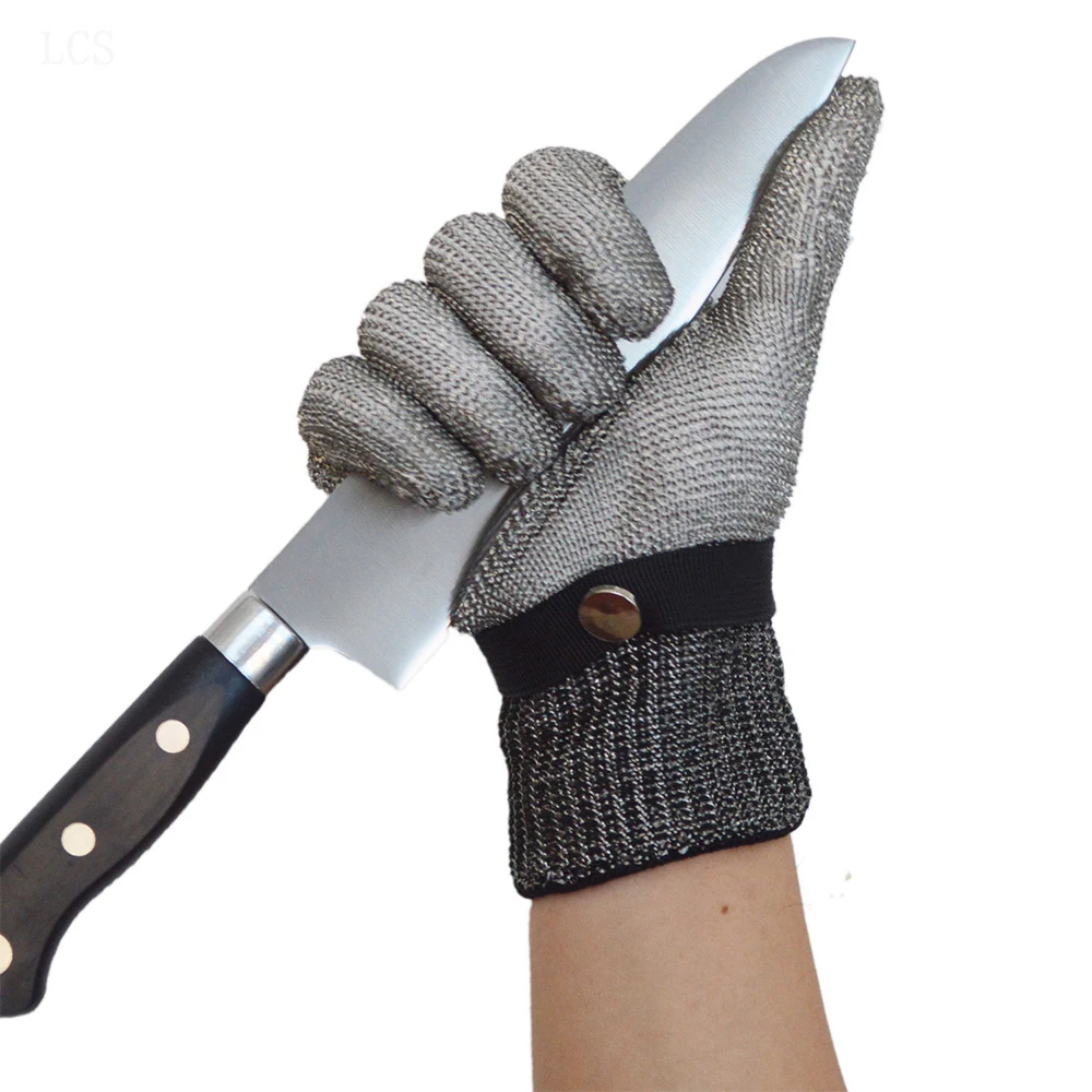 

Cut Resistant Gloves Stainless Steel Wire Protection Cutting Safety Work Anti-Cutting Gloves for Kitchen Garden Woodworking Use